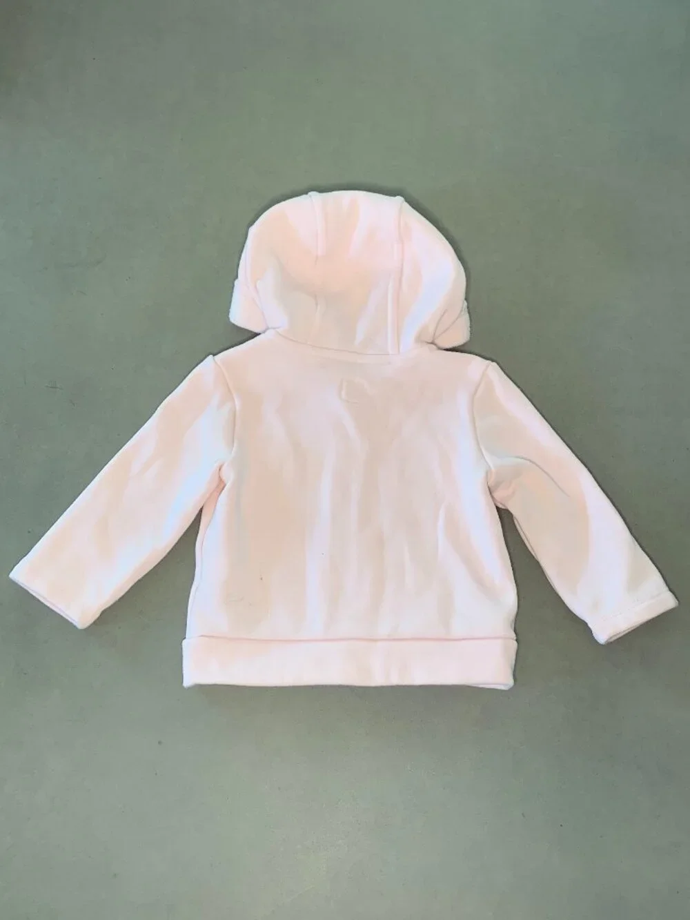 Baby Gap Pink Bear Ear Zip Hoodie 6–12 Months